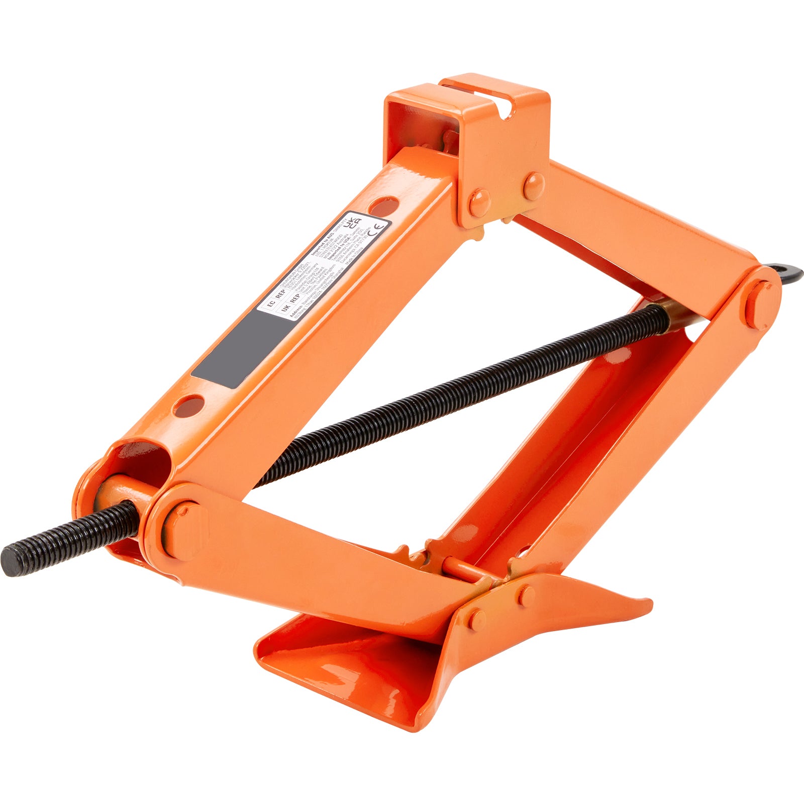 Scissor Jack, 2.5 Ton/5512 lbs Scissor Car Jack, 3.7"-17.1" Lifting Range Scissor Lift Jack with Ratcheting Handle and L-Wrench, Portable Tire Jack for Cars Trucks Sedans MPVs