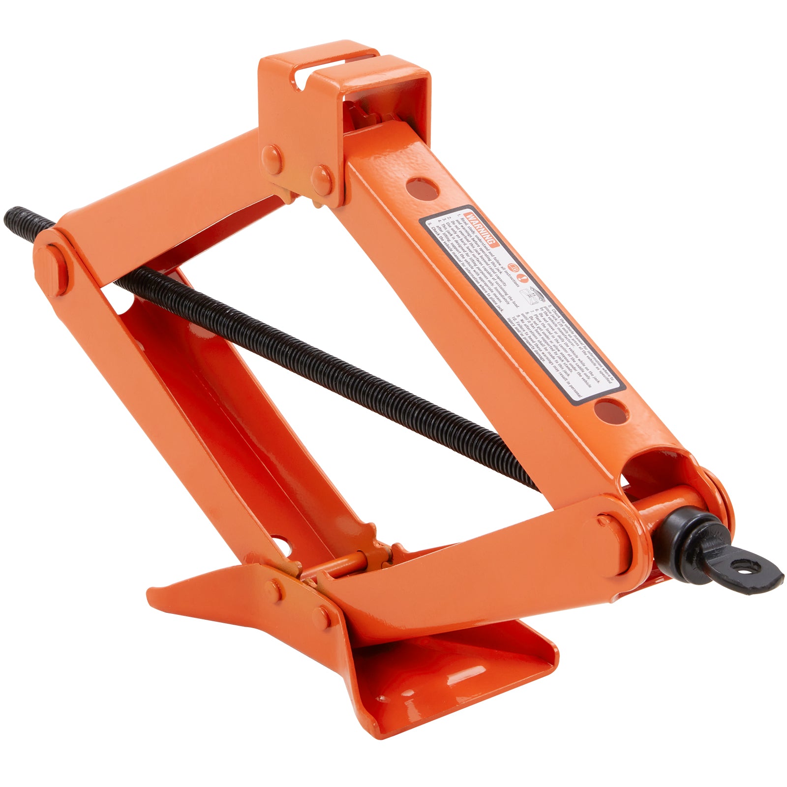 Scissor Jack, 2.5 Ton/5512 lbs Scissor Car Jack, 3.7"-17.1" Lifting Range Scissor Lift Jack with Ratcheting Handle and L-Wrench, Portable Tire Jack for Cars Trucks Sedans MPVs