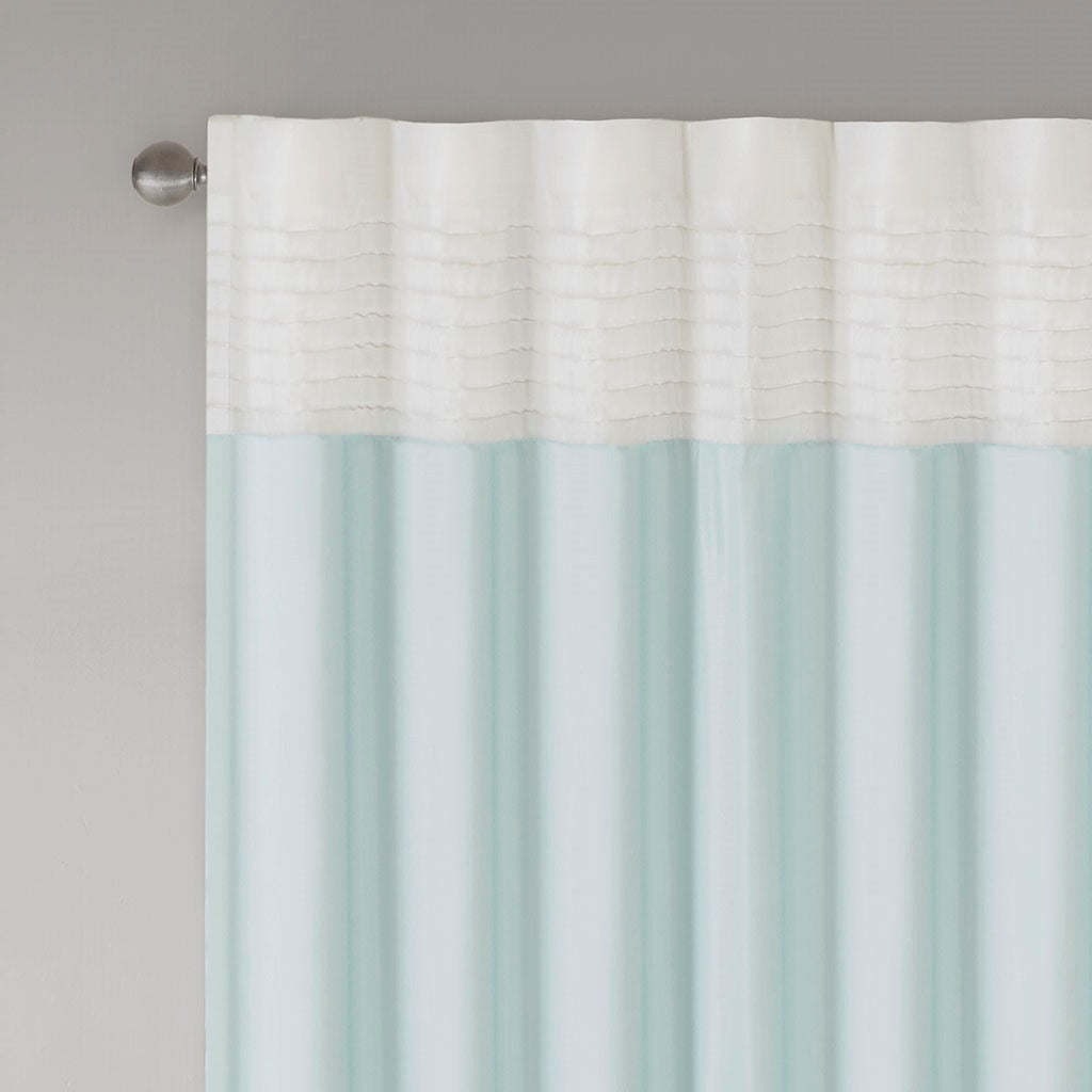 Polyoni Pintuck Curtain Panel(Only 1 Pc Panel)