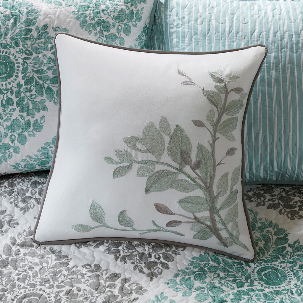 6 Piece Reversible Daybed Cover Set Aqua Daybed