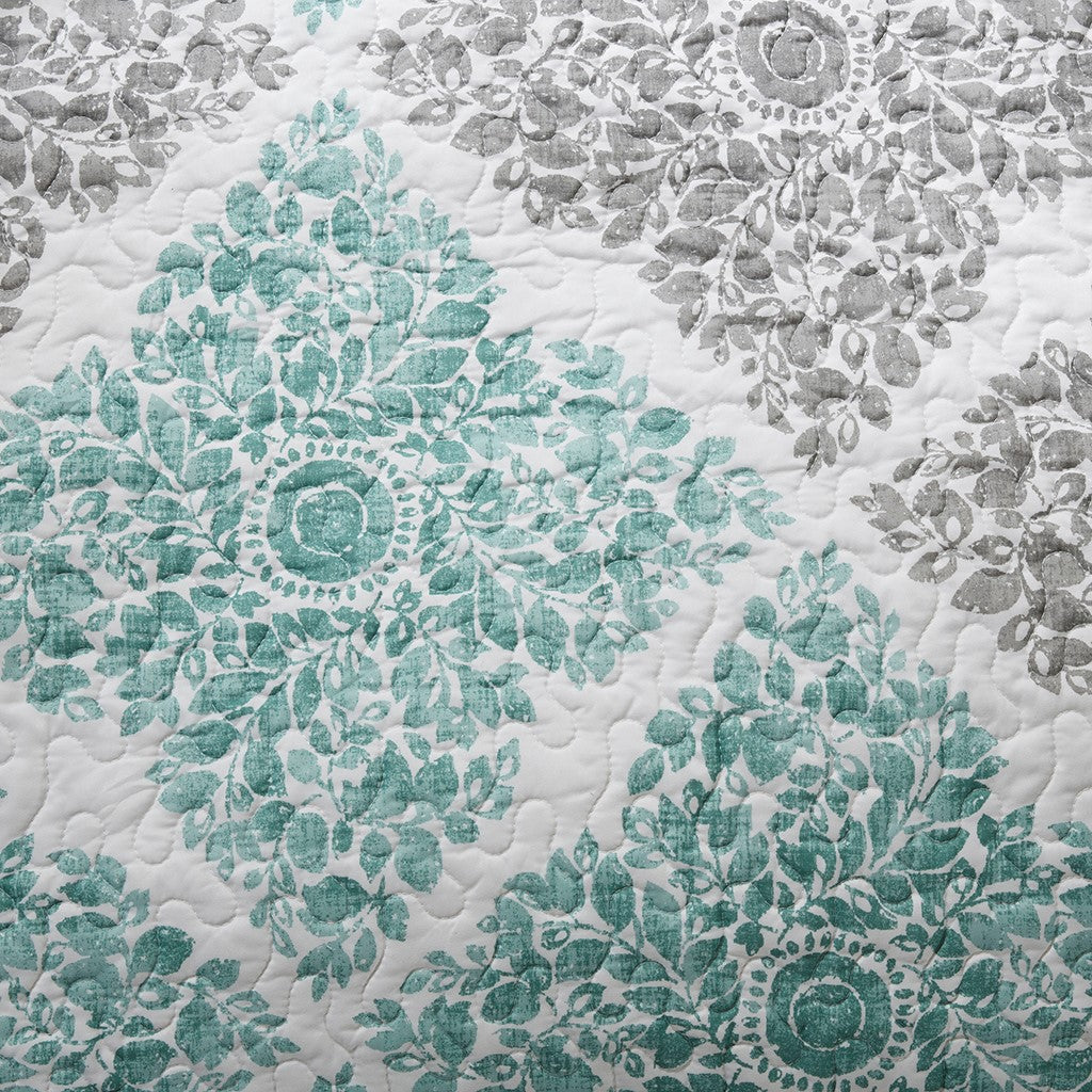 6 Piece Reversible Daybed Cover Set Aqua Daybed