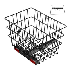 Scooter Rear Basket Heavy Duty Mobility Basket with Handle 1 in Receiver