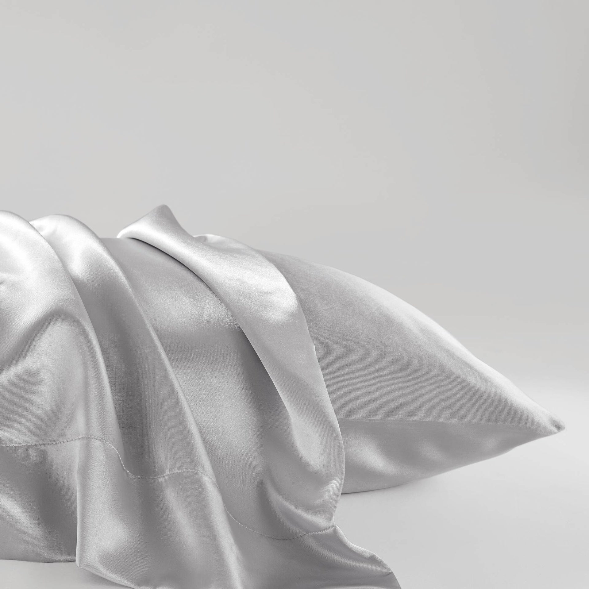 4 PCS Twin Luxury Sheet Set Light Grey