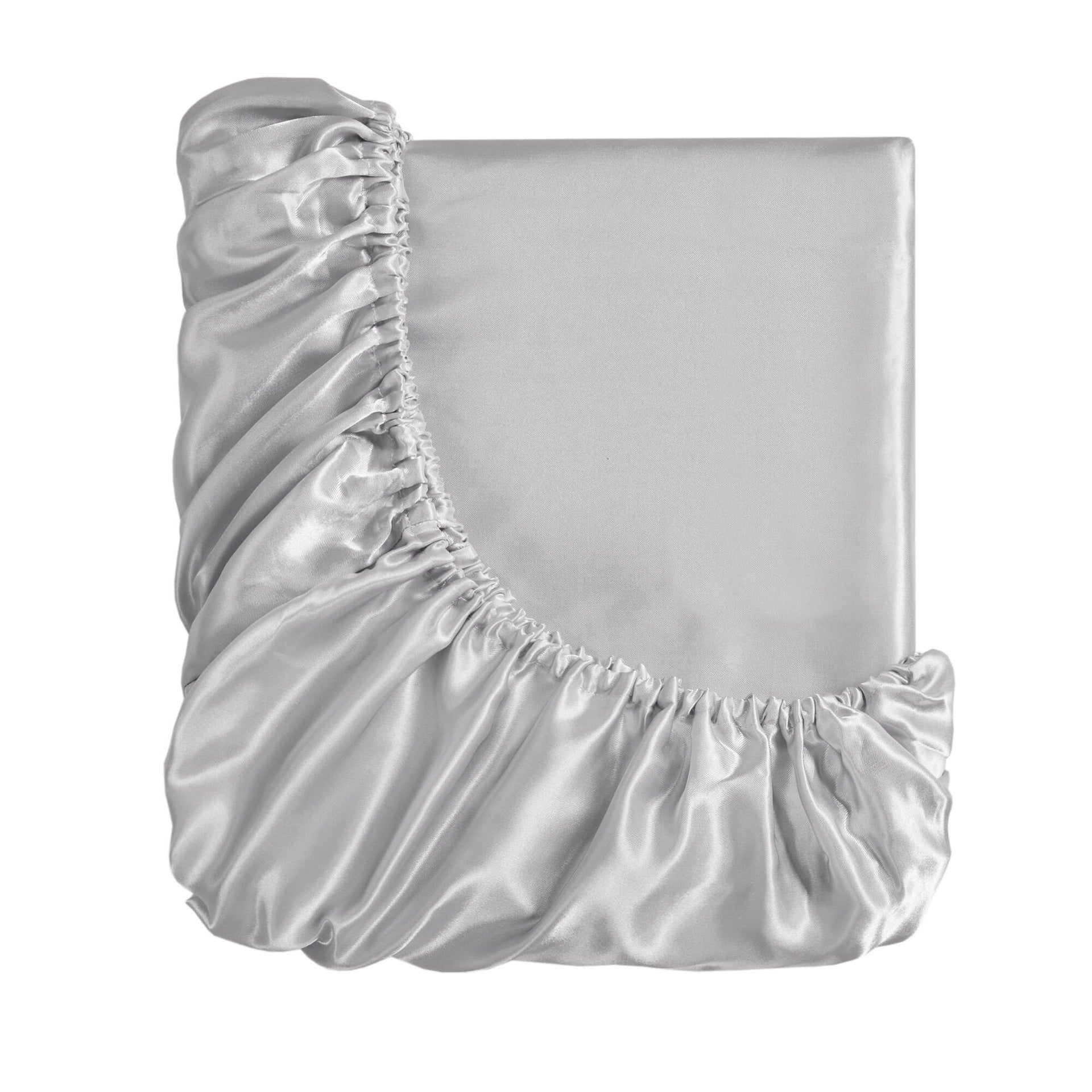 4 PCS Twin Luxury Sheet Set Light Grey