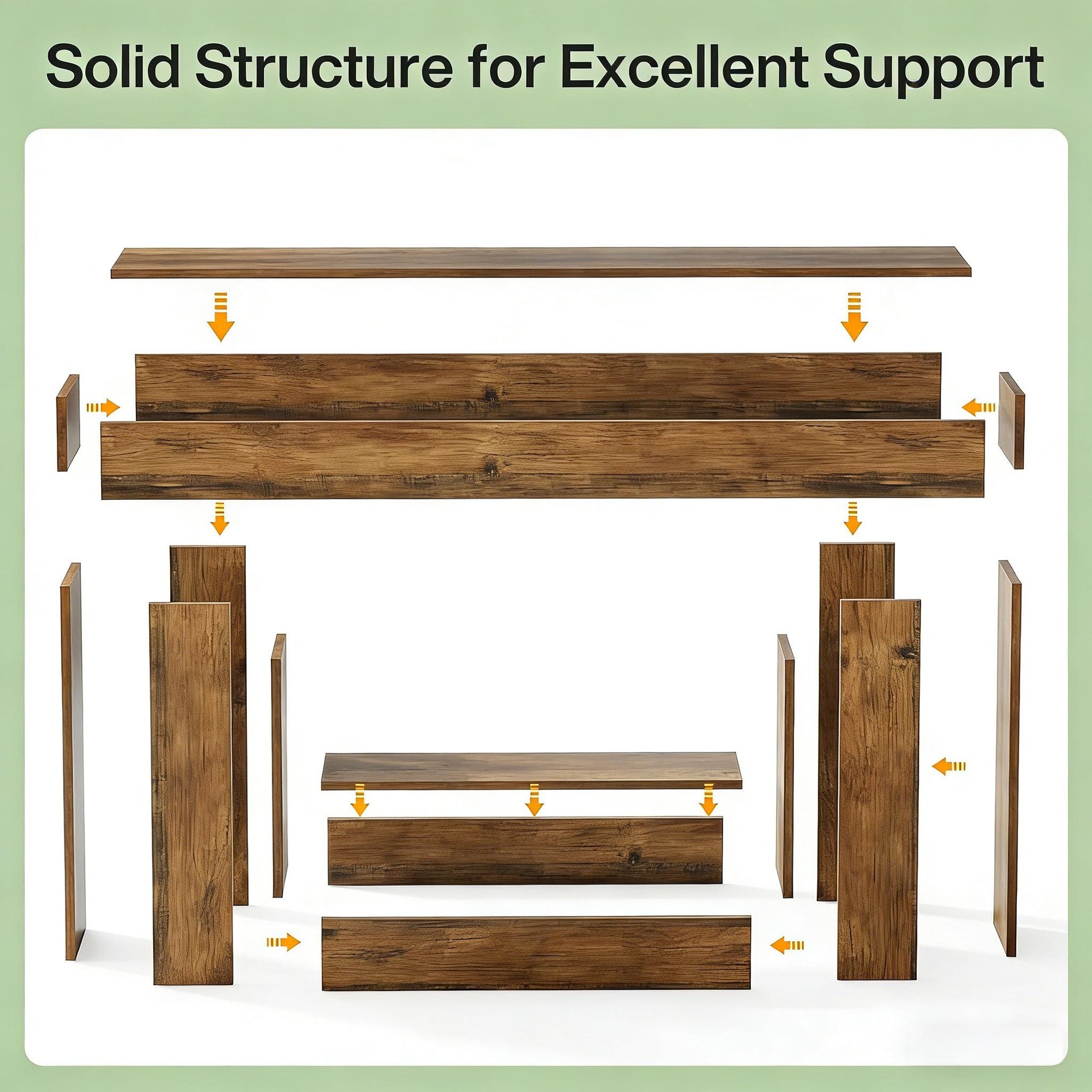 2-Tier Hall Table,Sofa Table,Console Table
