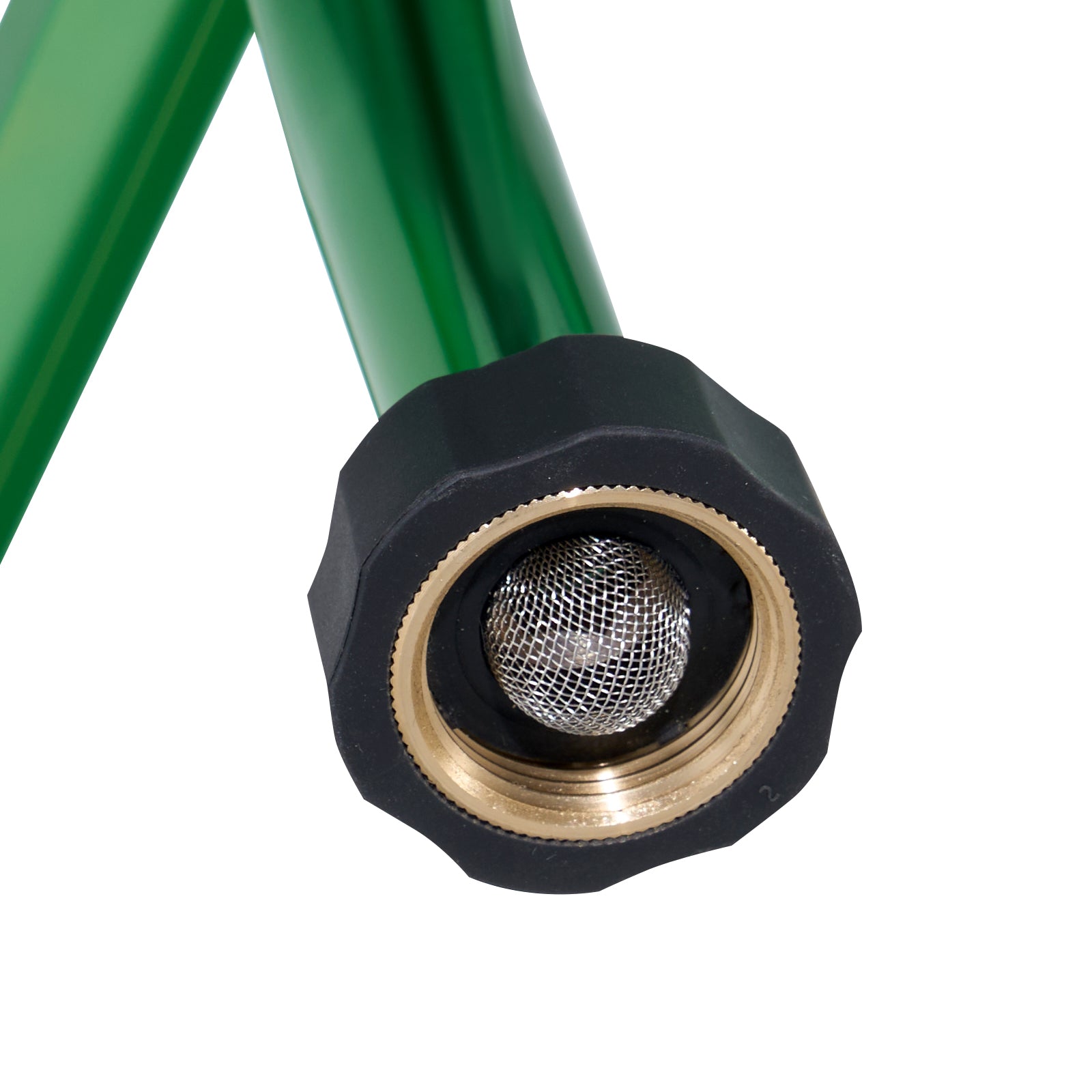 Impact Sprinkler on Tripod Base, Heavy Duty Tripod Sprinklers with Brass Head & 3/4" Connector, 360 Degree Large Area Coverage Irrigation Sprinkler, Adjustable Heights Sprinkler for Yard Green