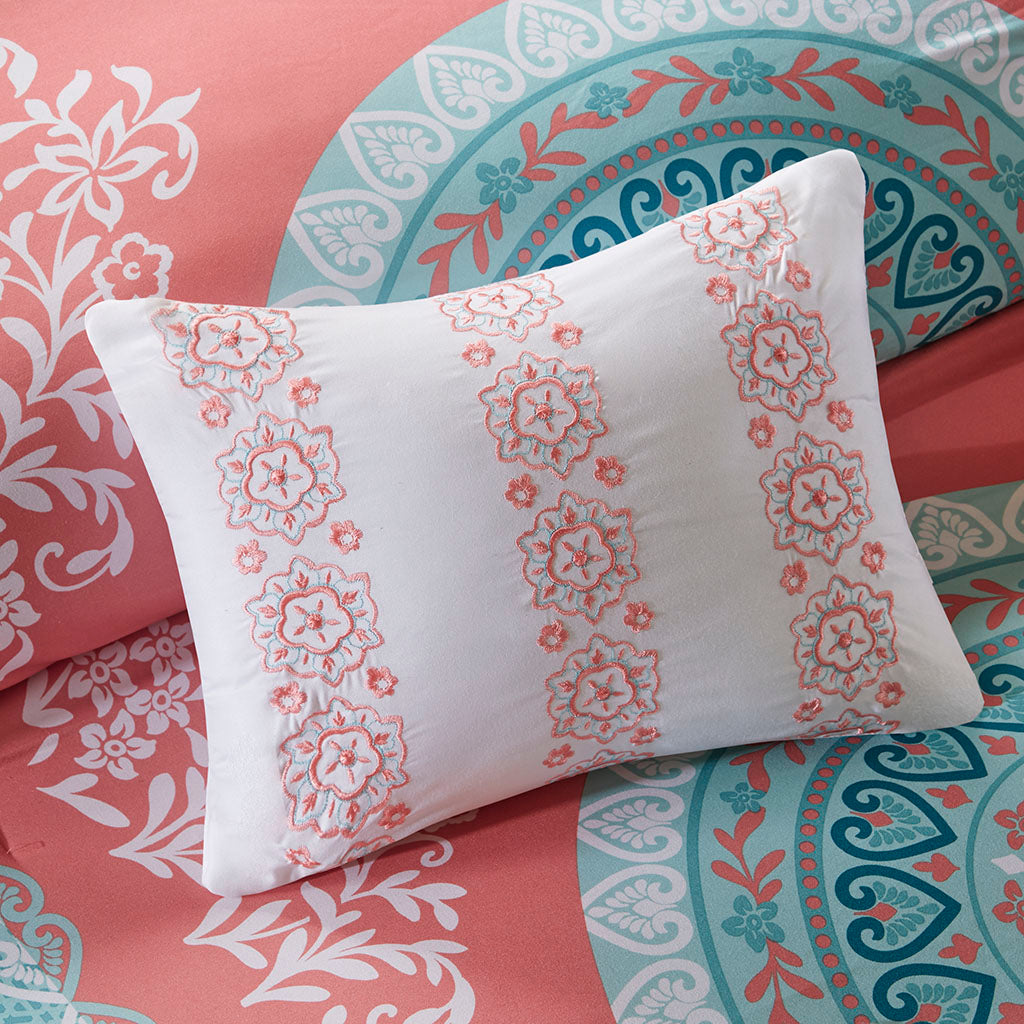 Twin Boho Comforter Set with Bed Sheets