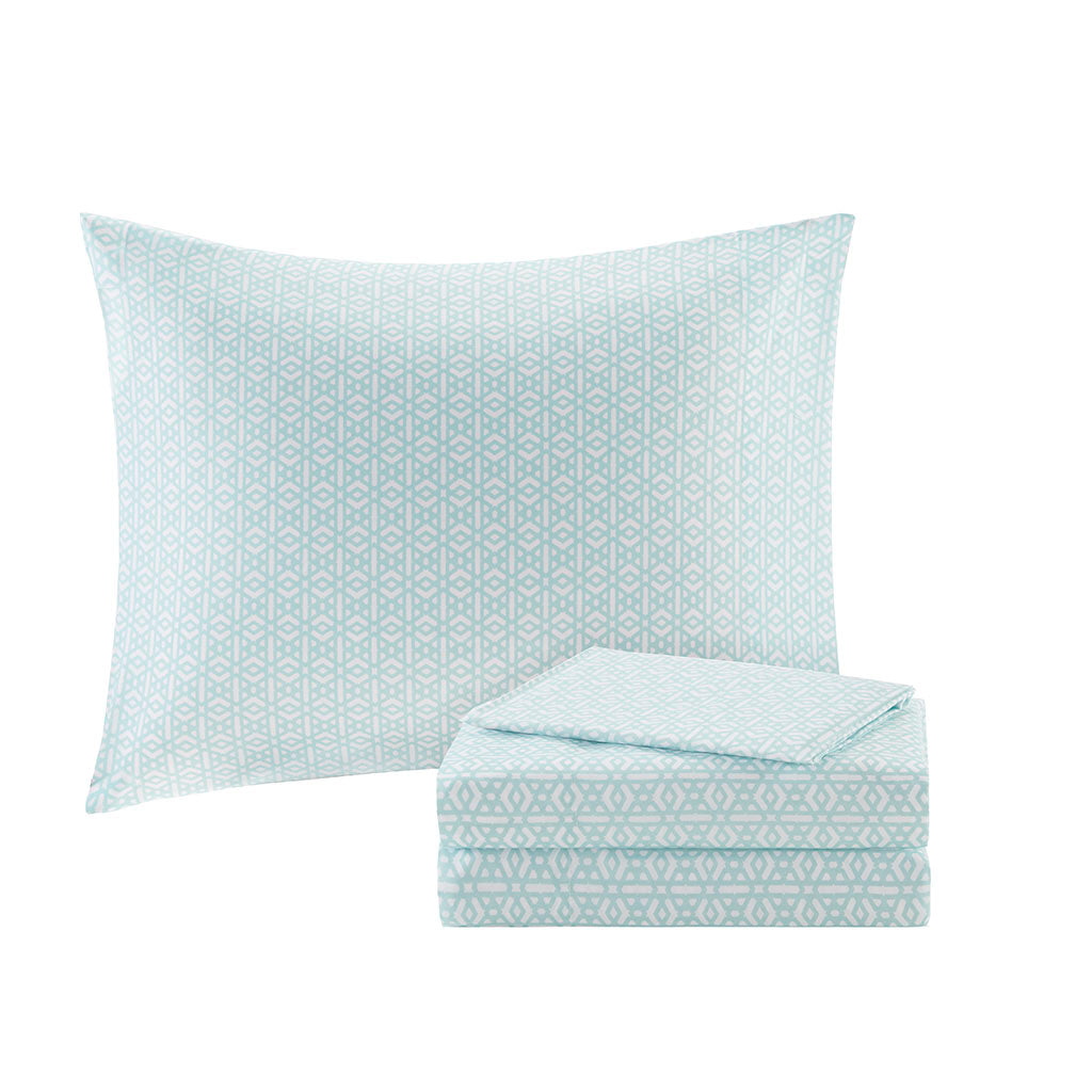 Twin Boho Comforter Set with Bed Sheets