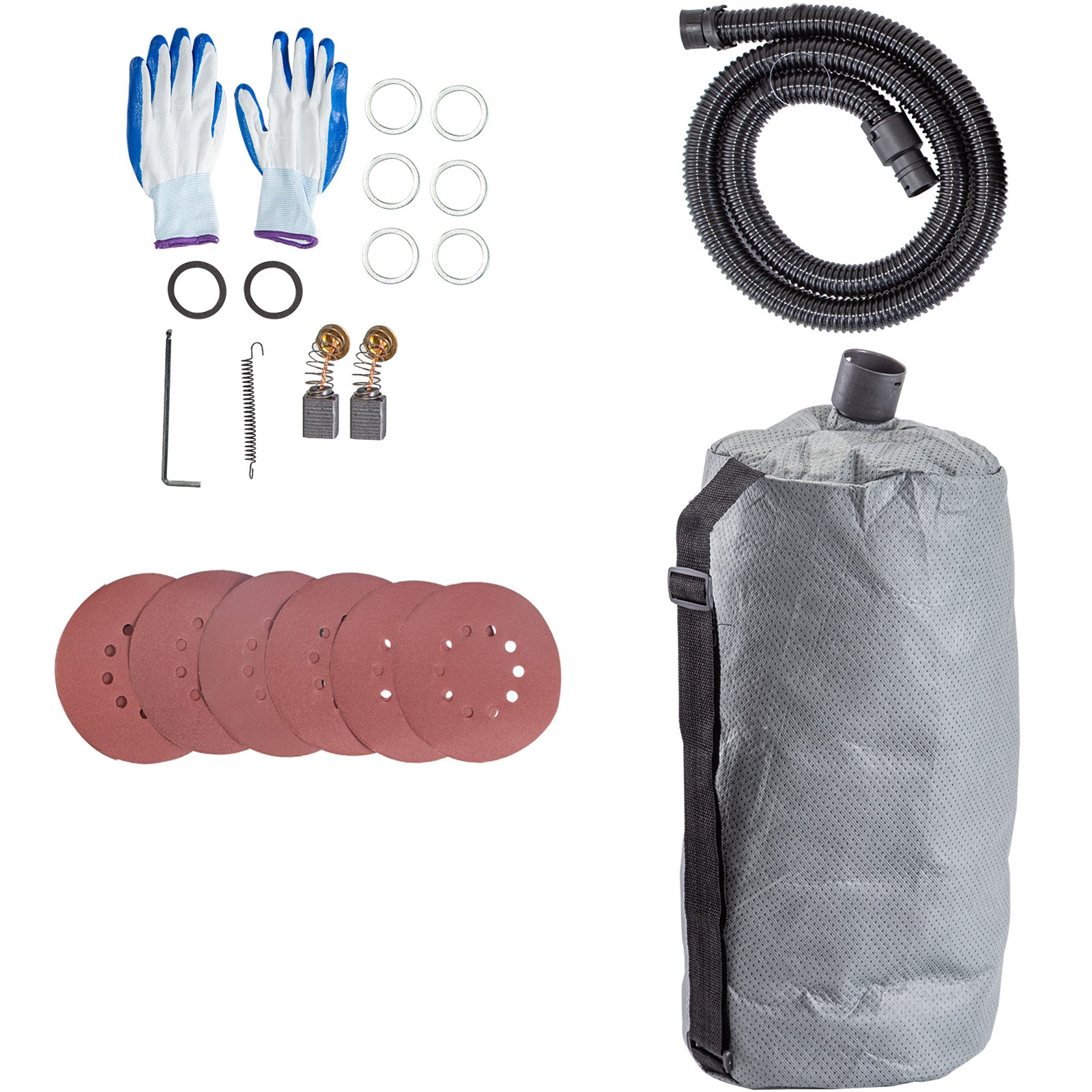 Drywall Sander 850W Electric, Electric Sander Variable Speed 800-1750RPM, Drywall Sander Foldable Sheetrock Sander, with Telescope Handle, Vacuum Bag Drywall Sanders 6 Sand Pads