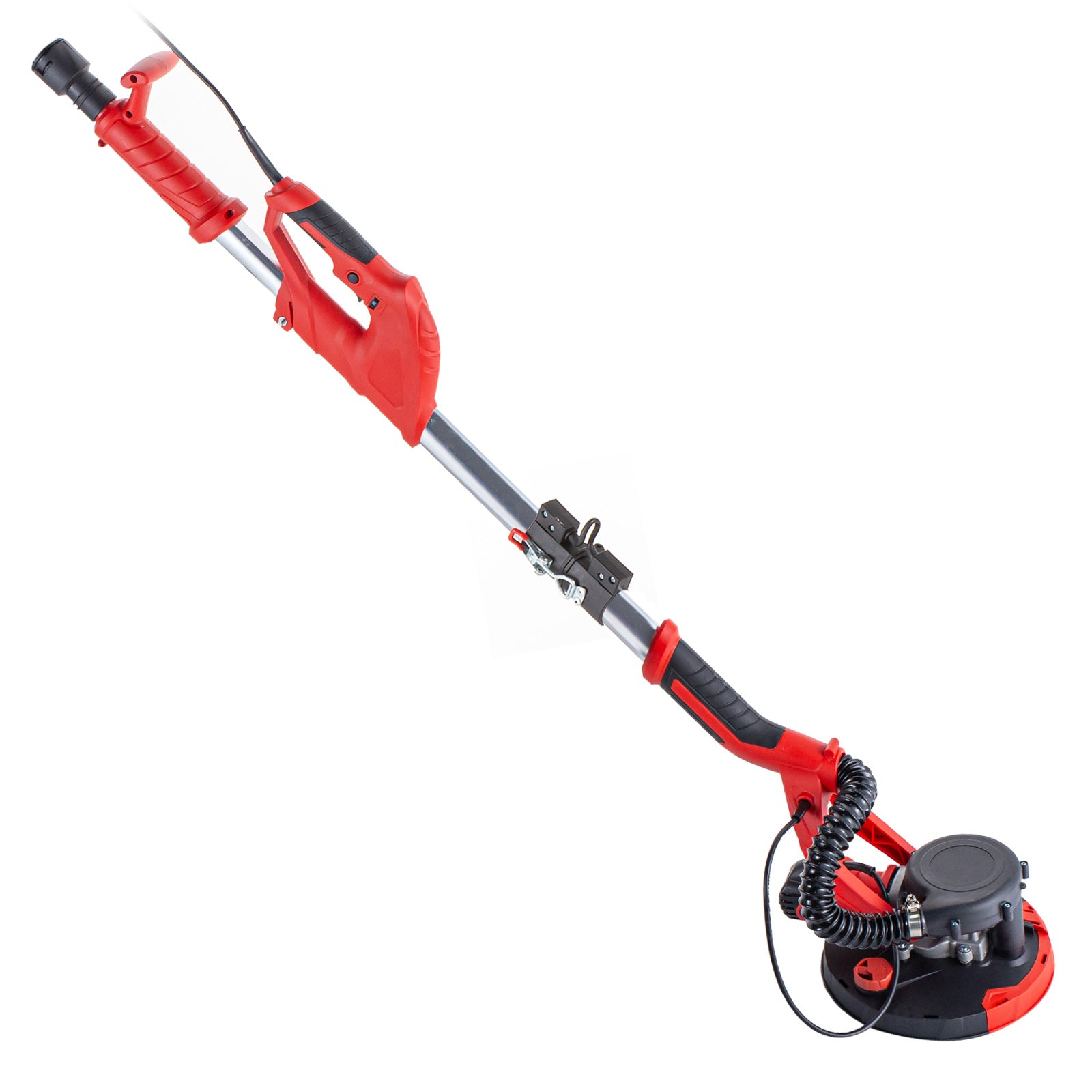 Drywall Sander 850W Electric, Electric Sander Variable Speed 800-1750RPM, Drywall Sander Foldable Sheetrock Sander, with Telescope Handle, Vacuum Bag Drywall Sanders 6 Sand Pads