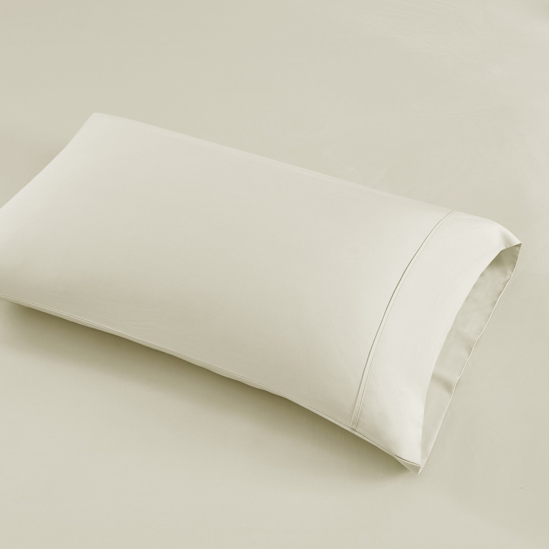 4-Piece Queen HeiQ Smart Temperature Cotton Blend Sheet Set, Ivory