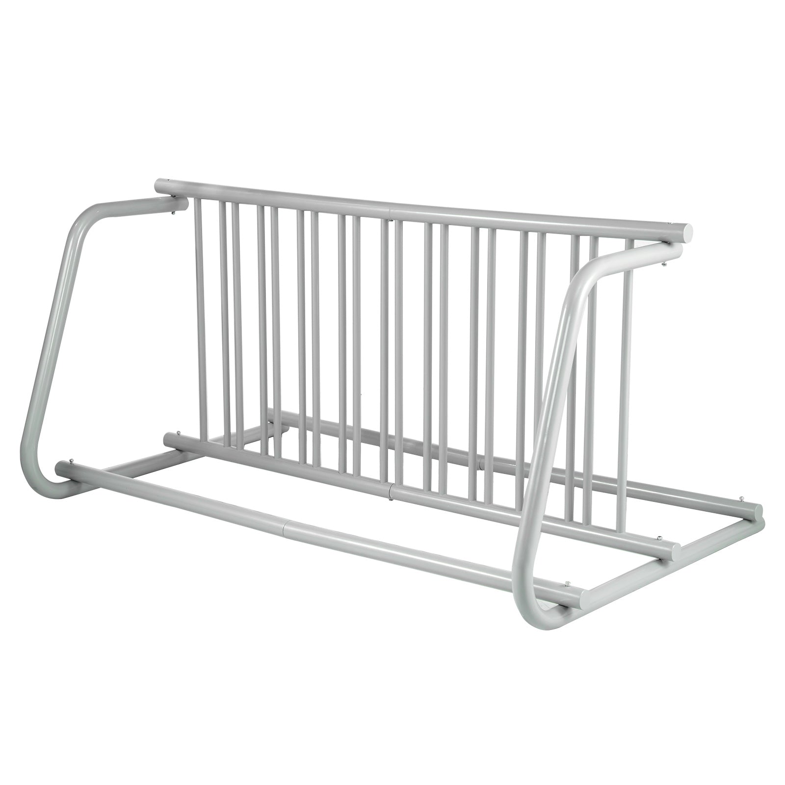 10 Holders Floor Bike Rack, 59" Length All-Steel Grid Bike Rack, 10-Bike Capacity Dual-Side Storage Stand for Garages Streets Yards Bike Events