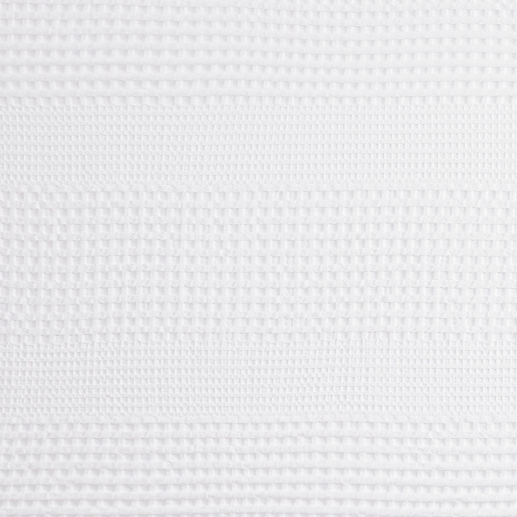 Super Waffle Textured Solid Shower Curtain