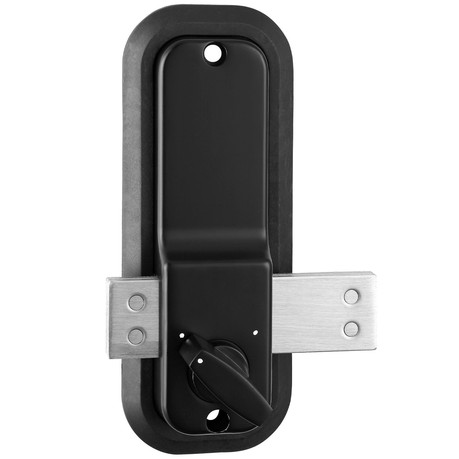 Mechanical Keyless Entry Door Lock, 14 Digit Keypad, Outdoor Gate Door Locks Set with Surface-mounted Latch, Water-proof Zinc Alloy, Keypad and Knob, Easy to Install, for Garden, Garage, Yard