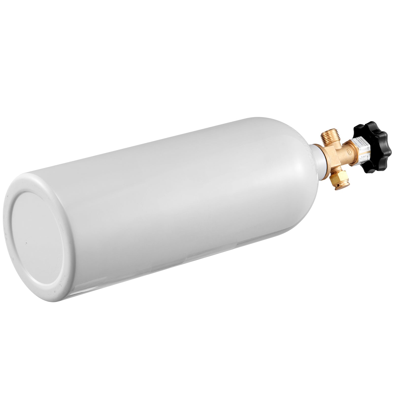 5 Lbs CO2 Tank Aluminum Gas Cylinder, Brand New CO2 Cylinder with Gray Spray Coating, CO2 Tank with CGA320 Valve, For Draft Soda Beer