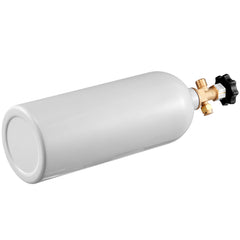 5 Lbs CO2 Tank Aluminum Gas Cylinder, Brand New CO2 Cylinder with Gray Spray Coating, CO2 Tank with CGA320 Valve, For Draft Soda Beer