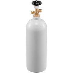 5 Lbs CO2 Tank Aluminum Gas Cylinder, Brand New CO2 Cylinder with Gray Spray Coating, CO2 Tank with CGA320 Valve, For Draft Soda Beer