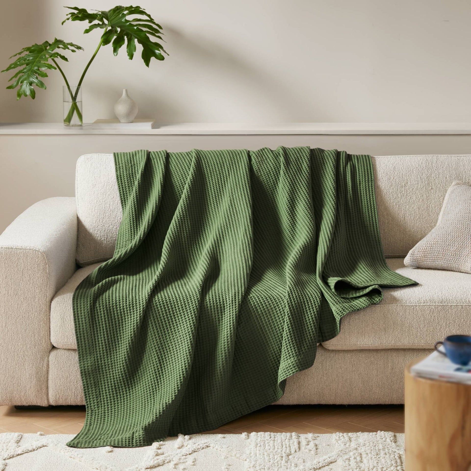 1PC Full/Queen Cotton Blanket