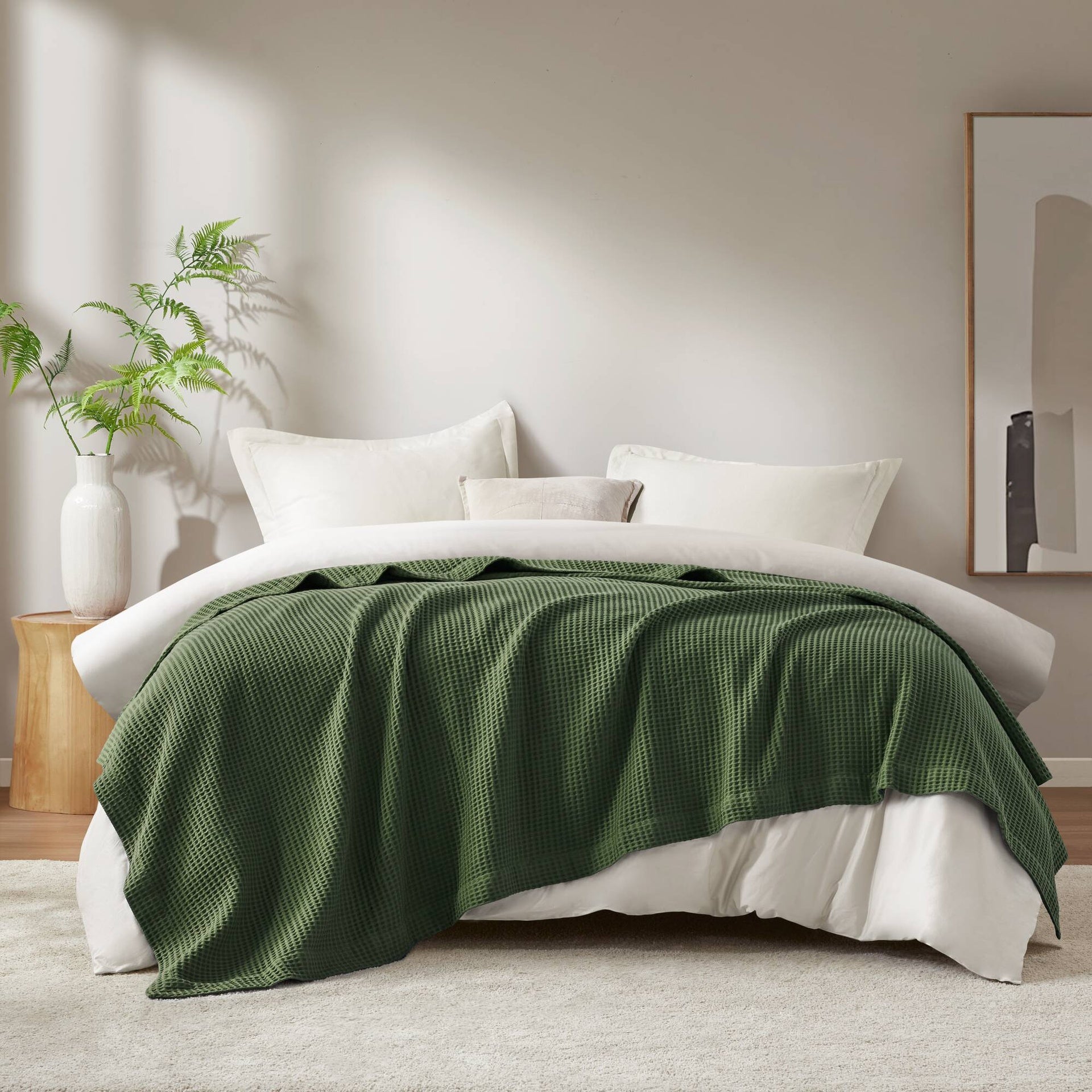 1PC Full/Queen Cotton Blanket