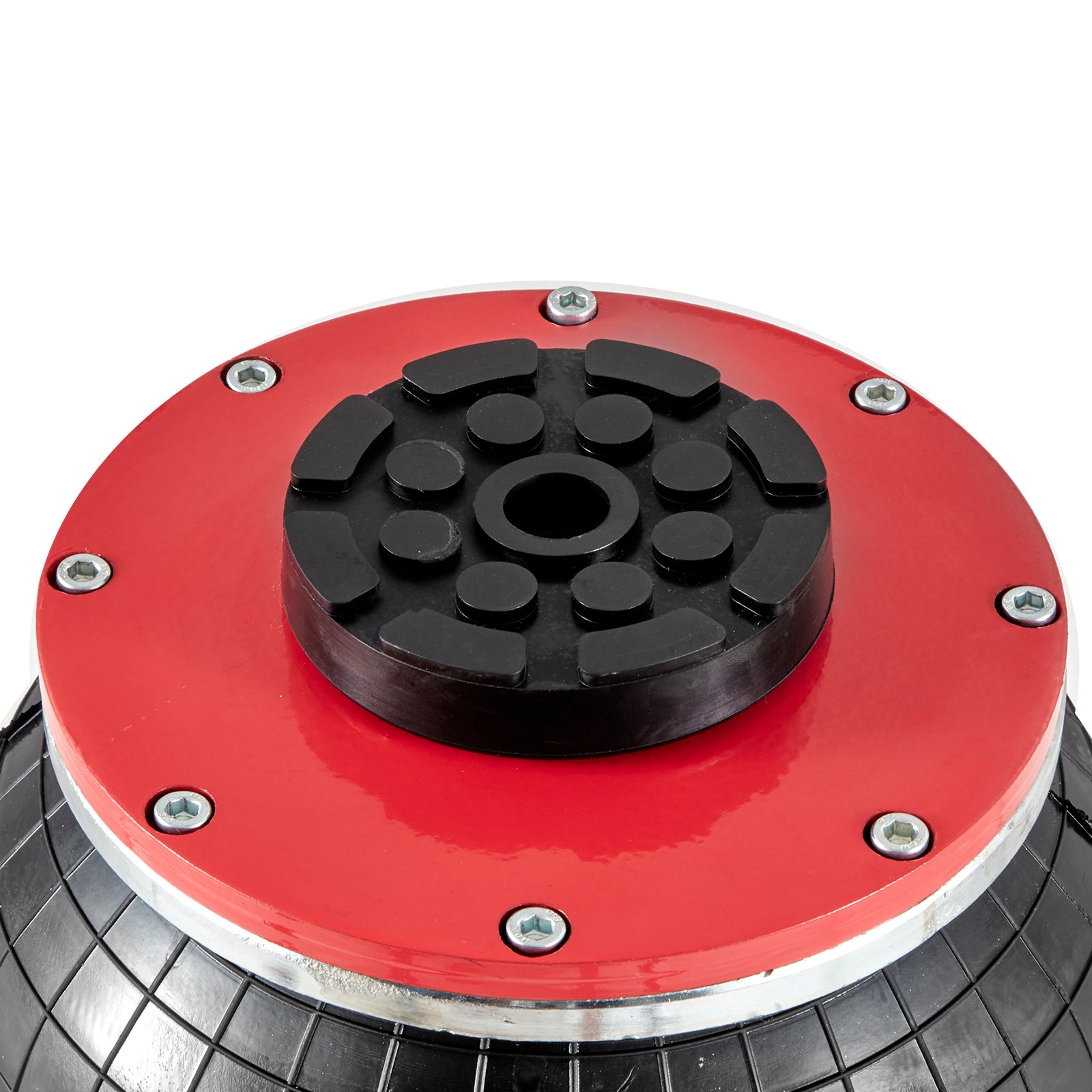 Air Jack, 3 Ton/6600 lbs Triple Bag Air Jack, Airbag Jack with Six Steel Pipes, Lift up to 17.7", 3-5 s Fast Lifting Pneumatic Jack, with Adjustable Long Handle for Cars, Garages, Repair (Red)