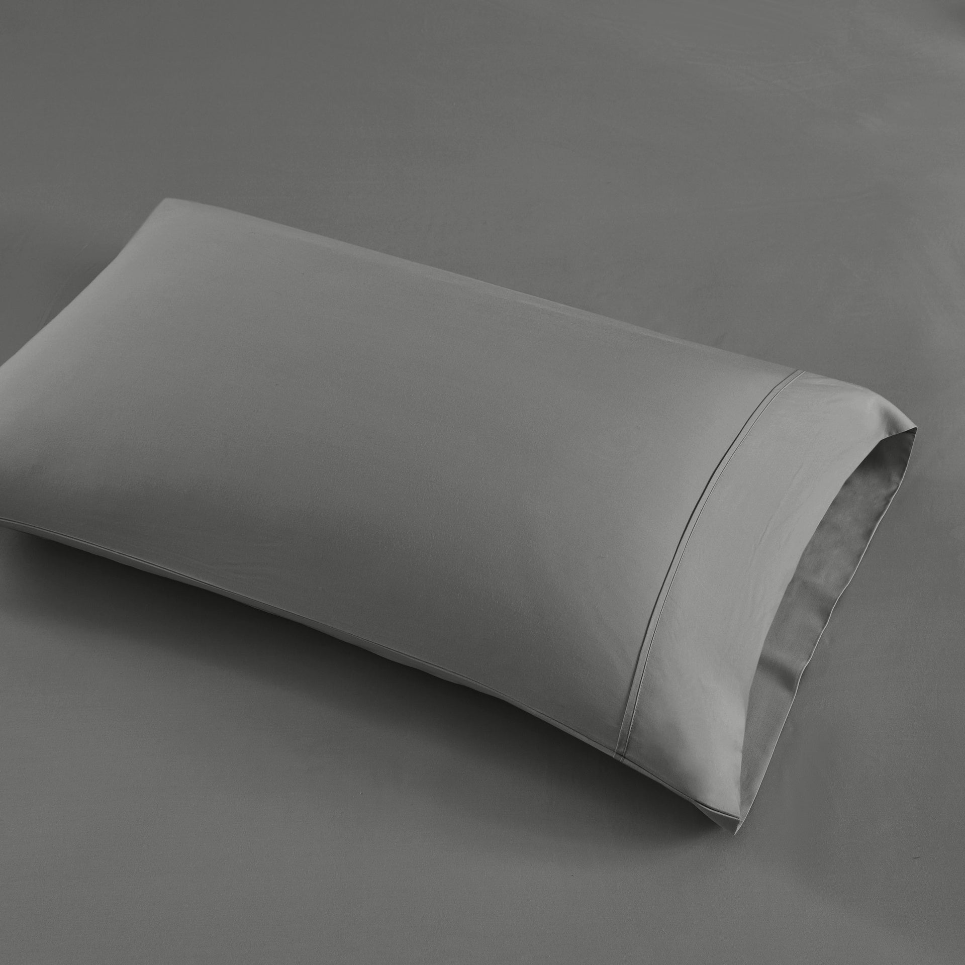 4-Piece King HeiQ Smart Temperature Cotton Blend Sheet Set, Charcoal