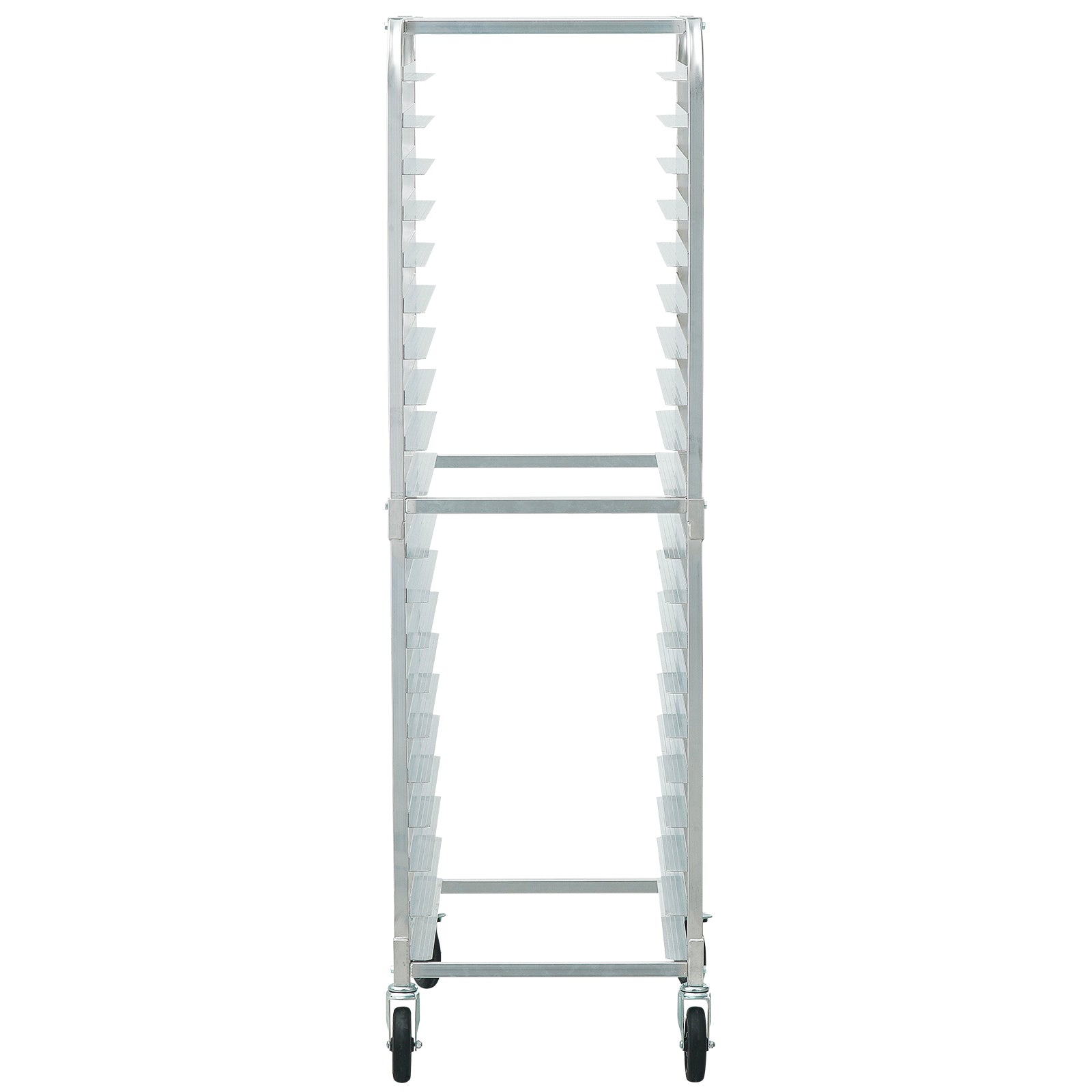Bun Pan Rack, 20-Tier Commercial Bakery Racks with Brake Wheels, Aluminum Racking Trolley Storage for Half & Full Sheet, Speed Rack For Kitchen Home, Bread Baking Equipment, 26"L x 20.4"W x 70"H