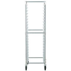 Bun Pan Rack, 20-Tier Commercial Bakery Racks with Brake Wheels, Aluminum Racking Trolley Storage for Half & Full Sheet, Speed Rack For Kitchen Home, Bread Baking Equipment, 26"L x 20.4"W x 70"H