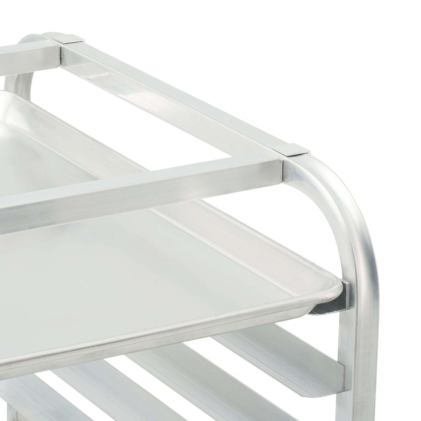 Bun Pan Rack, 20-Tier Commercial Bakery Racks with Brake Wheels, Aluminum Racking Trolley Storage for Half & Full Sheet, Speed Rack For Kitchen Home, Bread Baking Equipment, 26"L x 20.4"W x 70"H
