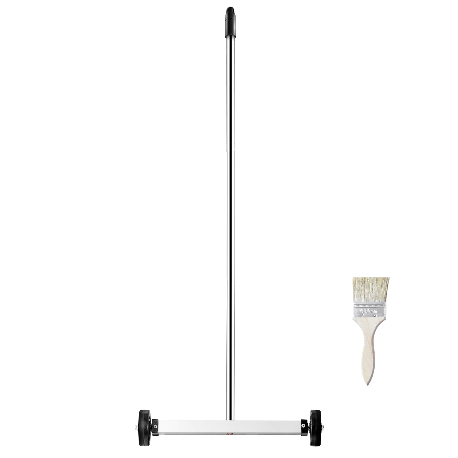 Magnetic Sweeper with Wheels 15inch Mini 8 lbs Capacity Adjustable Handle