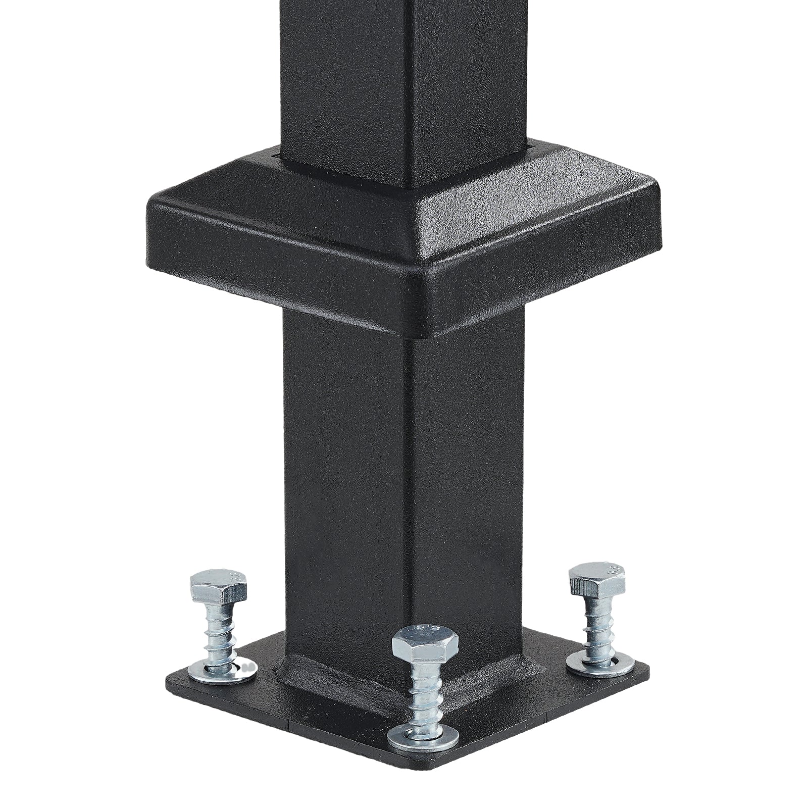5-6 Handrails for Outdoor for Seniors Porch Deck Black Square Tube Steel