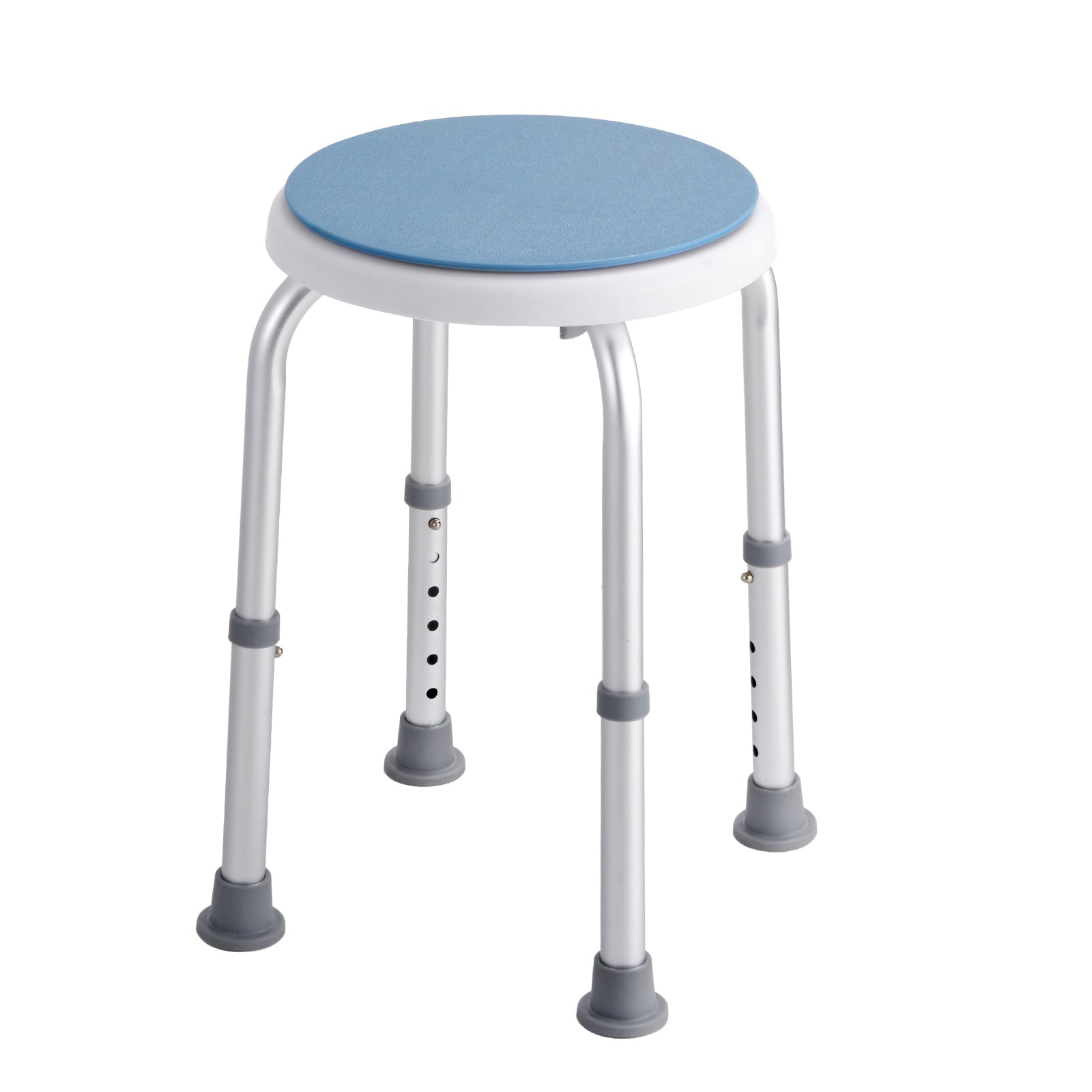Shower Chair for Inside Shower, 360 Degree Swivel Shower Seat, Adjustable Height Shower Stool, Non-Slip Bench Bathtub Seat Stool for Elderly Disabled Adults Handicap, 300 lbs Capacity