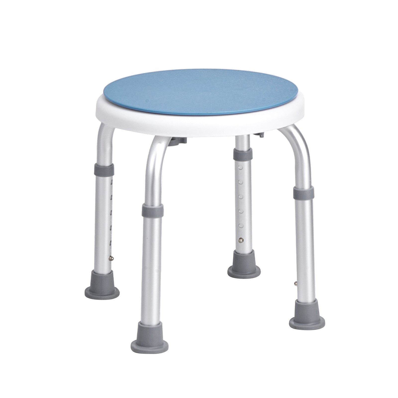 Shower Chair for Inside Shower, 360 Degree Swivel Shower Seat, Adjustable Height Shower Stool, Non-Slip Bench Bathtub Seat Stool for Elderly Disabled Adults Handicap, 300 lbs Capacity