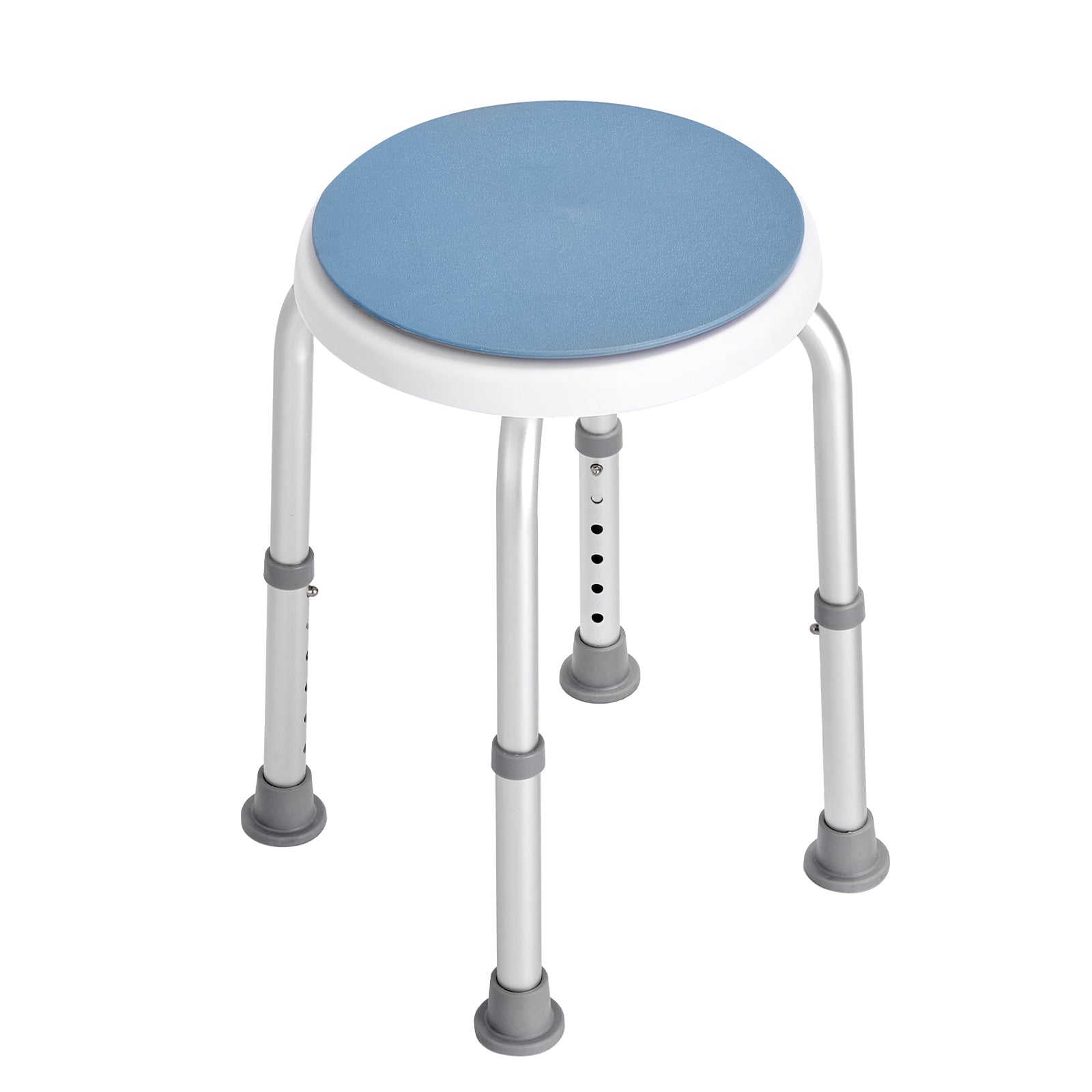 Shower Chair for Inside Shower, 360 Degree Swivel Shower Seat, Adjustable Height Shower Stool, Non-Slip Bench Bathtub Seat Stool for Elderly Disabled Adults Handicap, 300 lbs Capacity