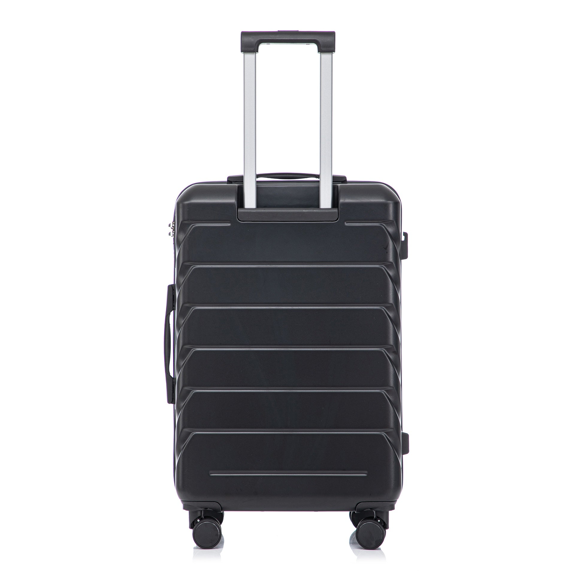 HIFINE TOURIST 20"/24"/28" 3 pcs/set in ABS Spinner Wheel Luggage, Matching Color , With Combination Lock (Black)