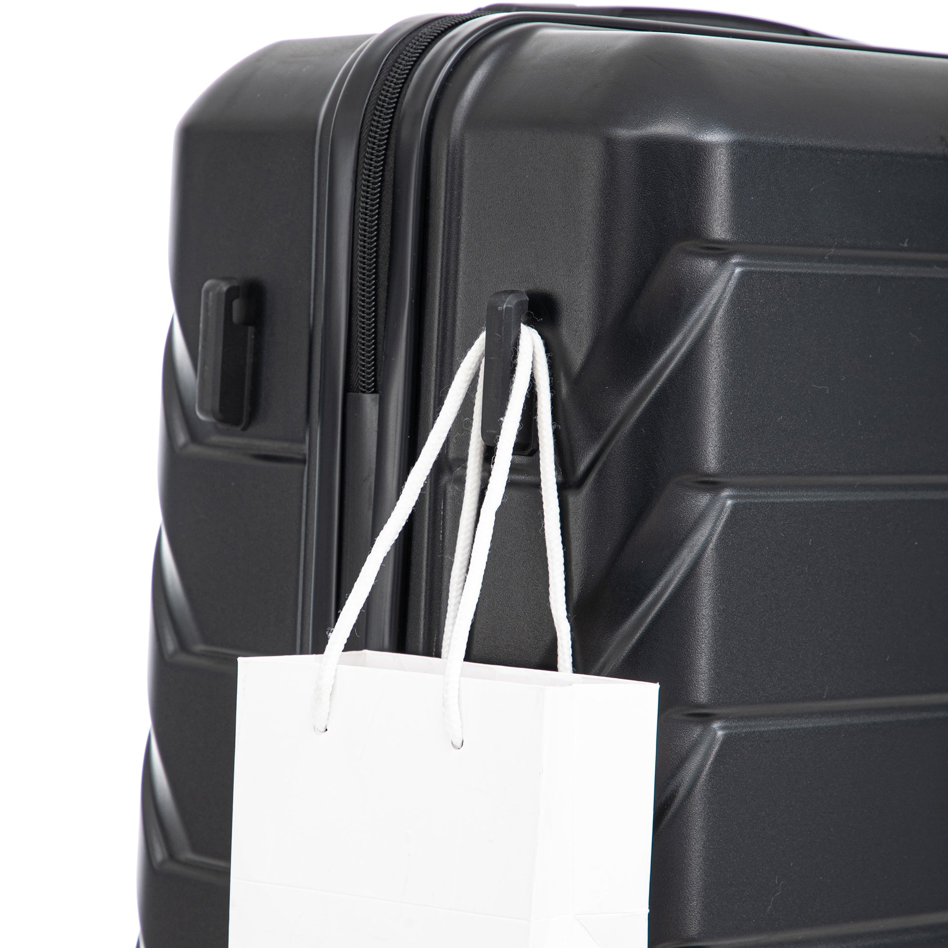 HIFINE TOURIST 20"/24"/28" 3 pcs/set in ABS Spinner Wheel Luggage, Matching Color , With Combination Lock (Black)