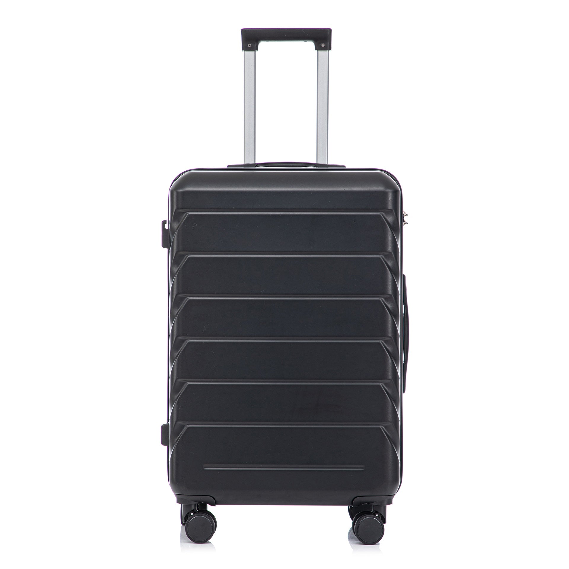 HIFINE TOURIST 20"/24"/28" 3 pcs/set in ABS Spinner Wheel Luggage, Matching Color , With Combination Lock (Black)