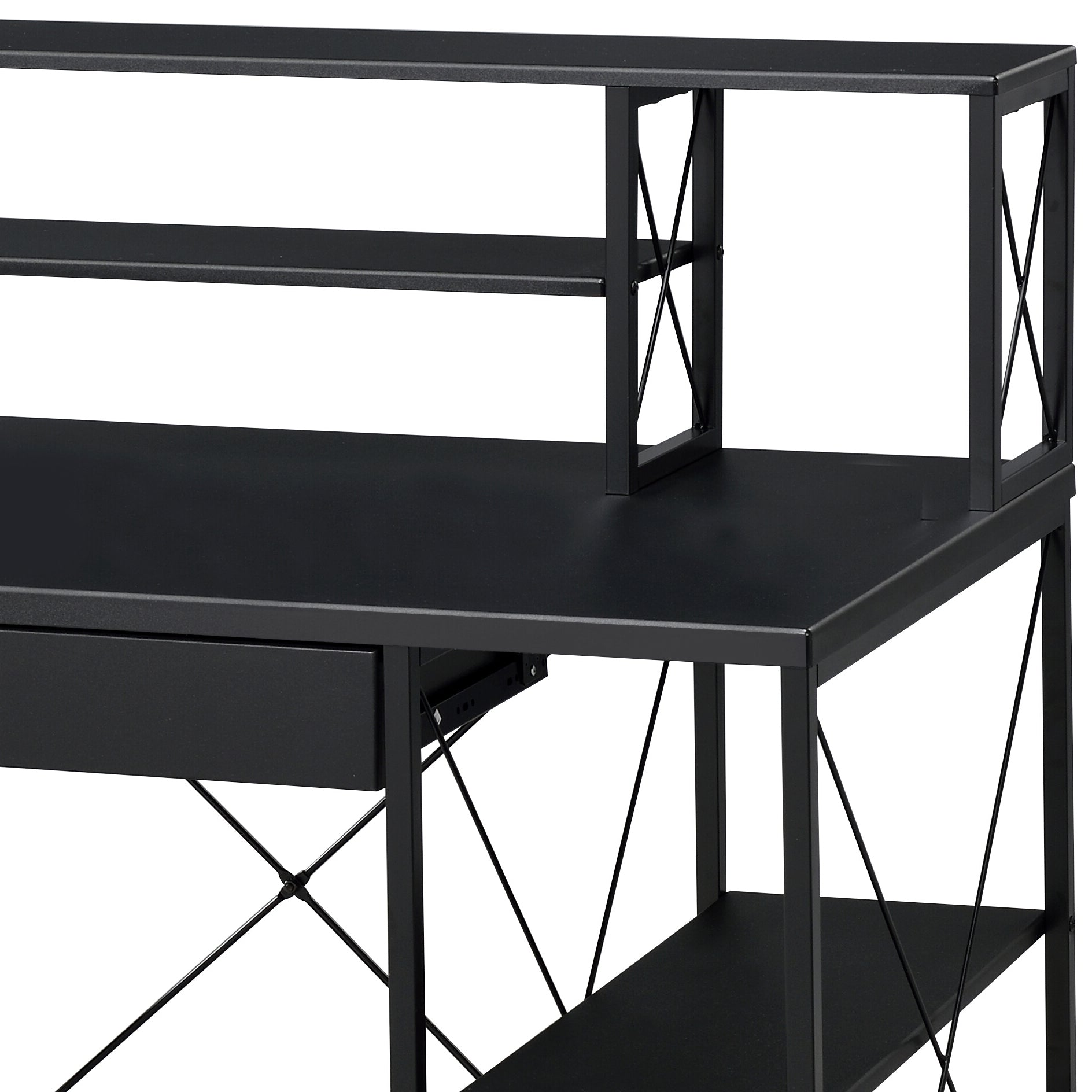 Amiel All Purpose Black Finish Writing Desk