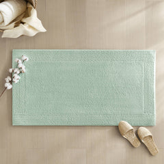 1 PCS 20x30" 100% Cotton Tufted 3000 GSM Reversible Bath Rug Green