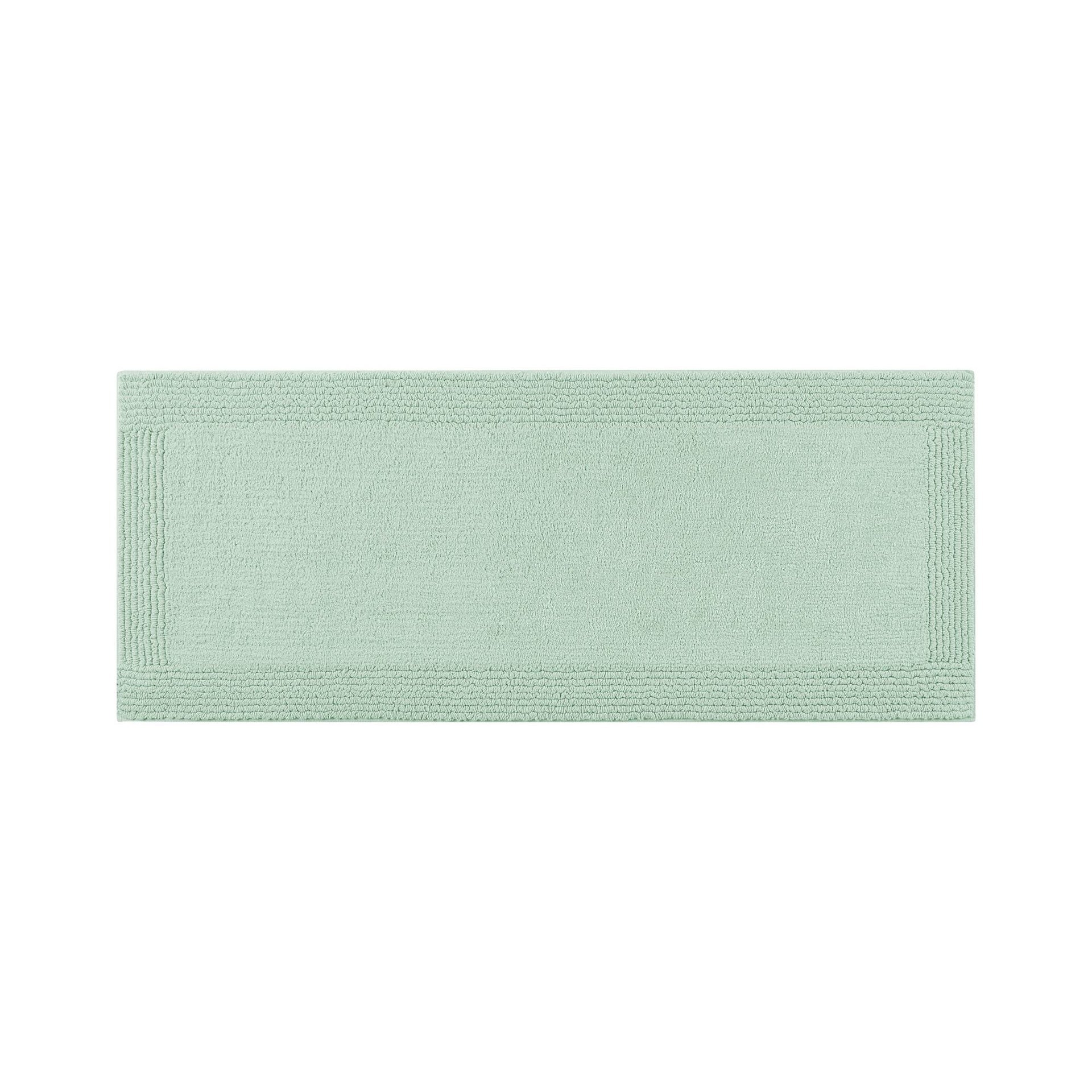 1 PCS 20x30" 100% Cotton Tufted 3000 GSM Reversible Bath Rug Green