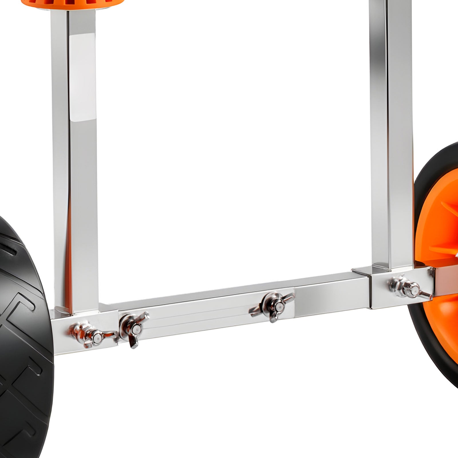 Kayak Cart, 250 lbs Load Capacity, Canoe Cart Dolly with 7.5-inch Solid Rubber Tires & Kickstand, Assembles & Disassembles Within Seconds, Paddle Board Trolley for Kayaks, Canoes, Paddleboards