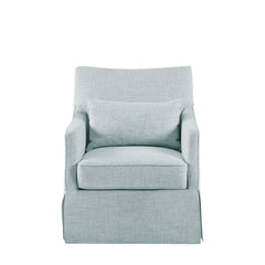 Skirted Swivel Chair