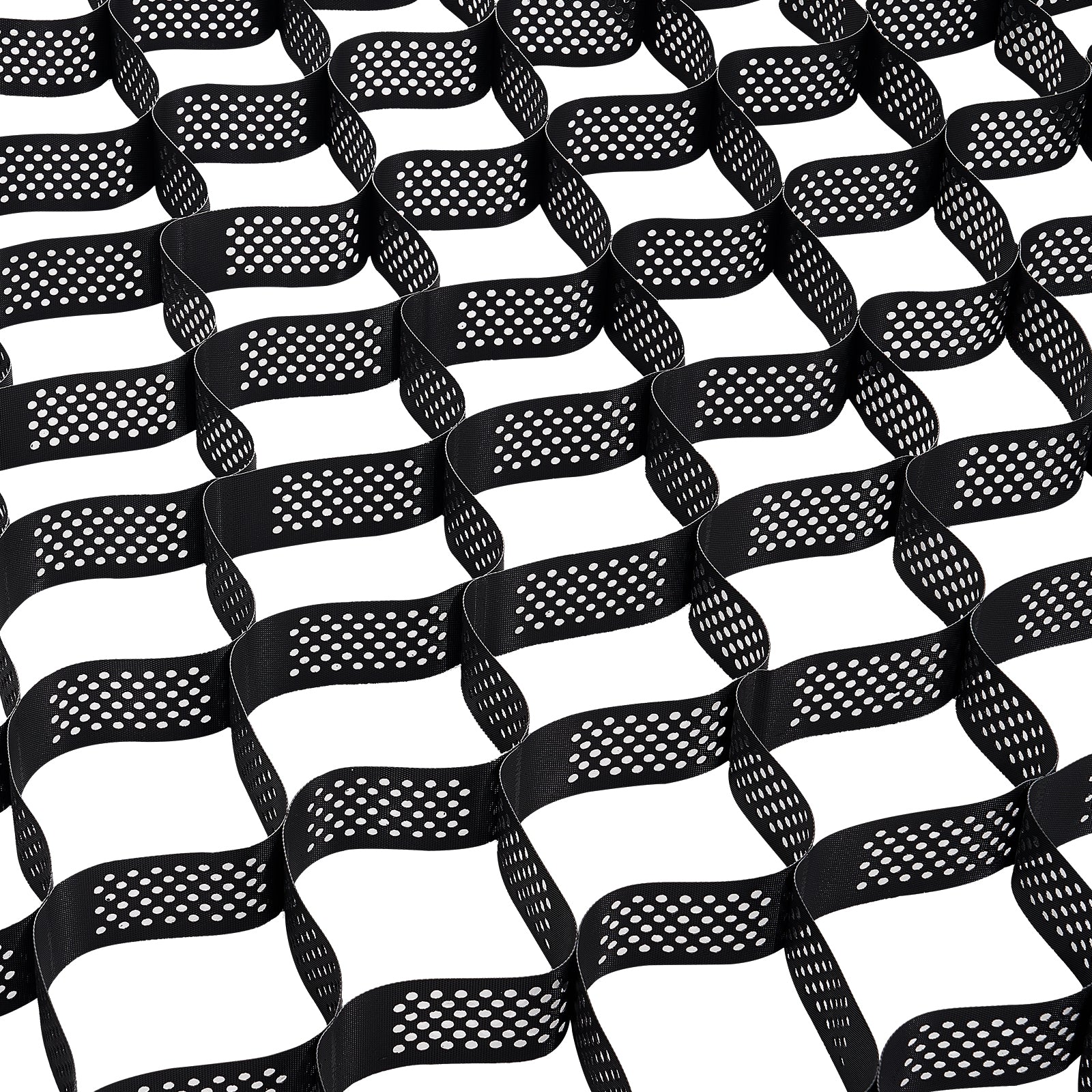 Ground Grid 4-Inch Depth Geocell Grid 17.06x8.86 FT / 5200x2700 mm for Gravel