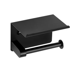 Toilet Paper Holder with Shelf Mega Rolls Wall Mounted Toilet Roll Holder