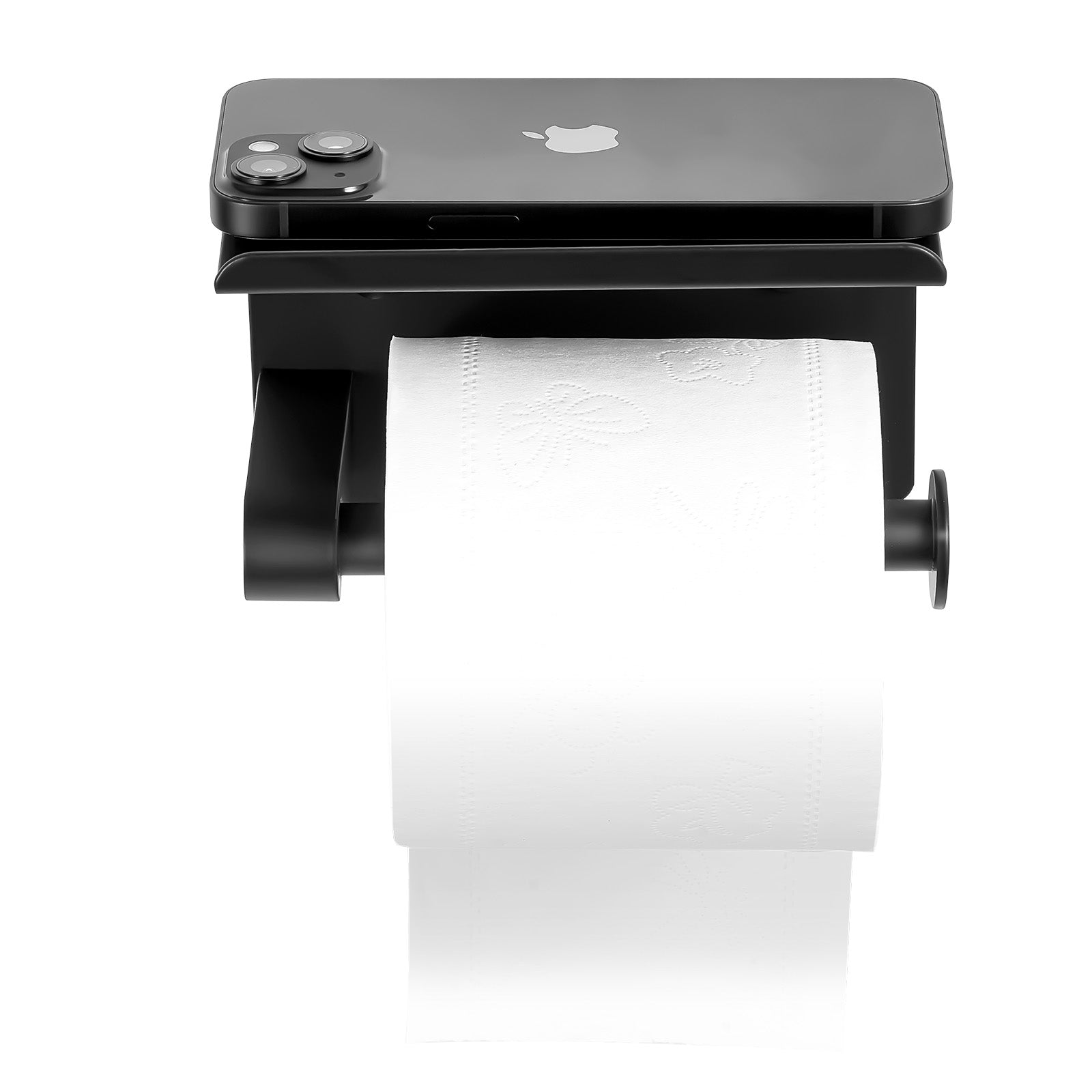 Toilet Paper Holder with Shelf Mega Rolls Wall Mounted Toilet Roll Holder