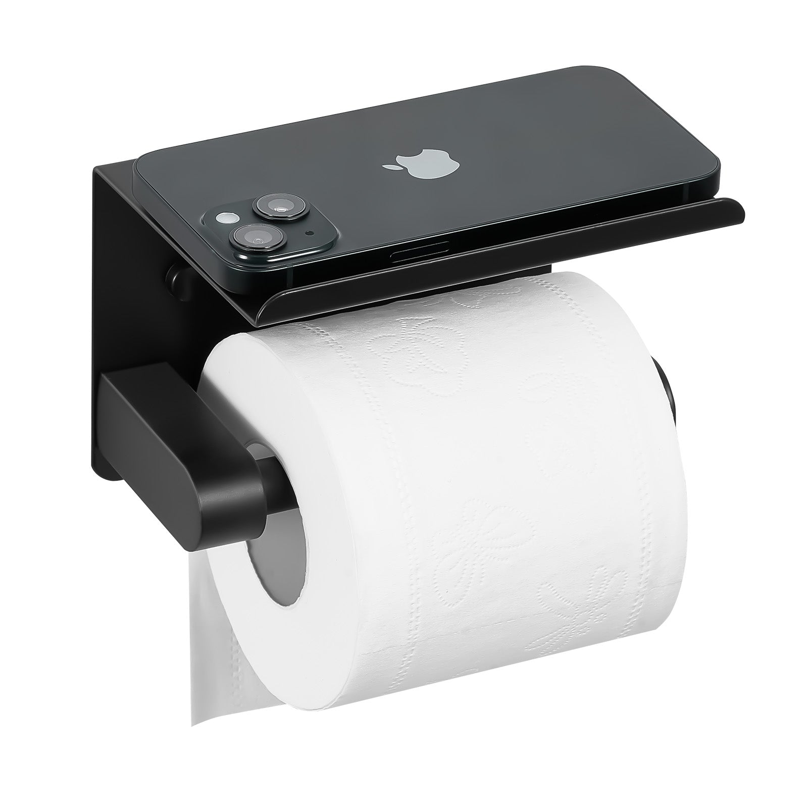 Toilet Paper Holder with Shelf Mega Rolls Wall Mounted Toilet Roll Holder