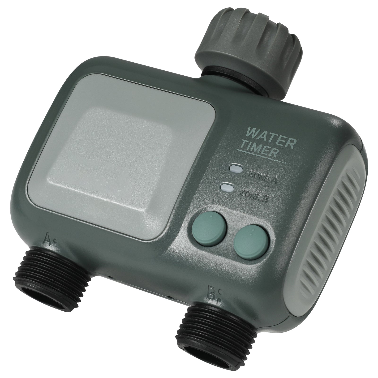 WiFi Sprinkler Timer, 2 Outlets, Smart Hose Faucet Water Timer with Brass Inlet, APP Control via 2.4Ghz WiFi or Bluetooth, Voice Control with Alexa and Google Assistant, IPX6 for Yard Watering