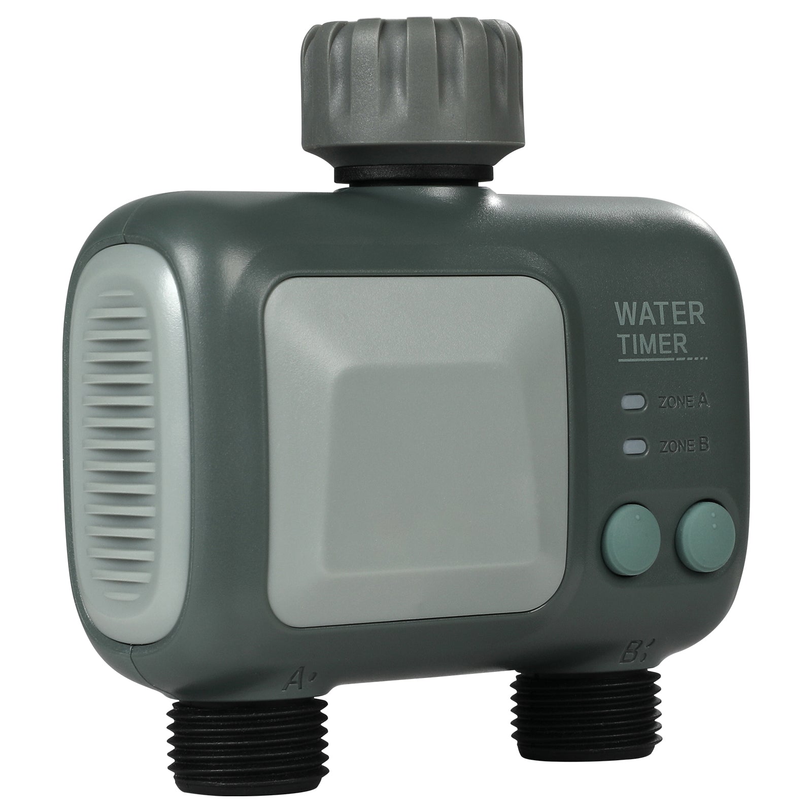 WiFi Sprinkler Timer, 2 Outlets, Smart Hose Faucet Water Timer with Brass Inlet, APP Control via 2.4Ghz WiFi or Bluetooth, Voice Control with Alexa and Google Assistant, IPX6 for Yard Watering