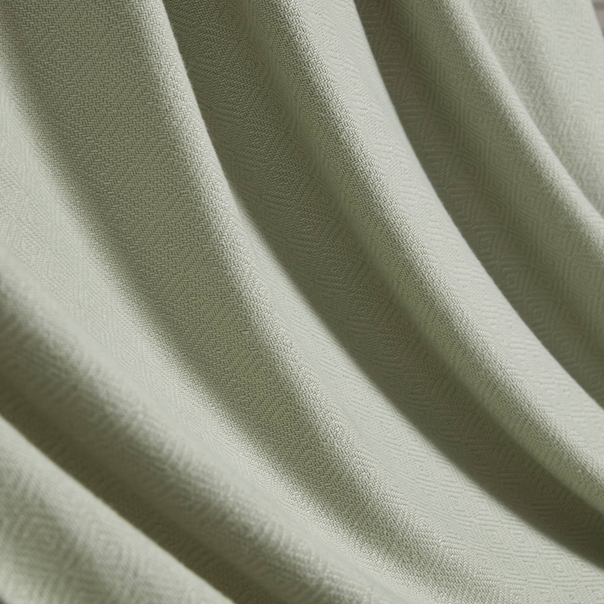 1-Piece Full/Queen Rayon from Bamboo Cotton Blanket, Sage Green