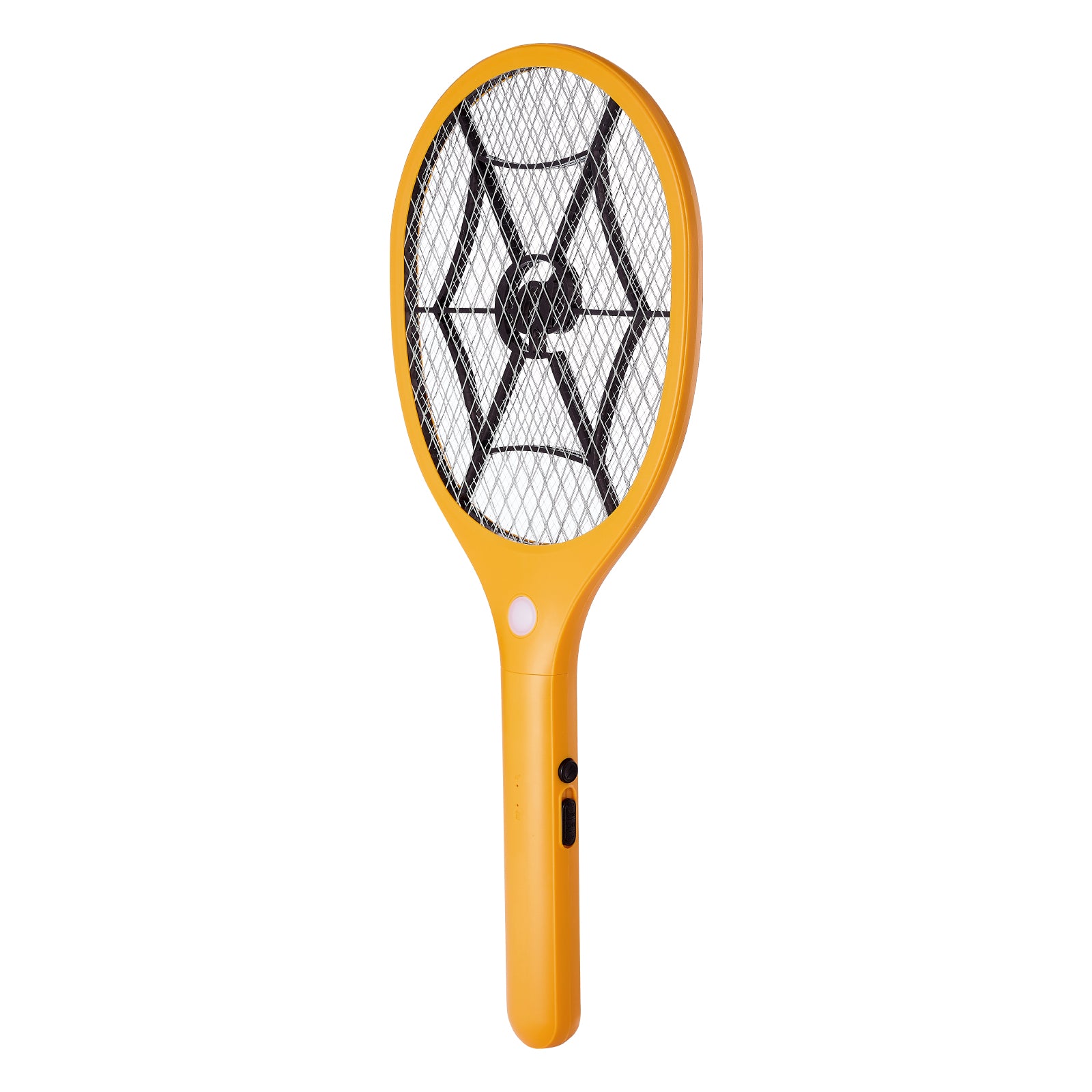 Electric Fly Swatter with 3 Layers Mesh and 500mAh Battery Yellow & Black