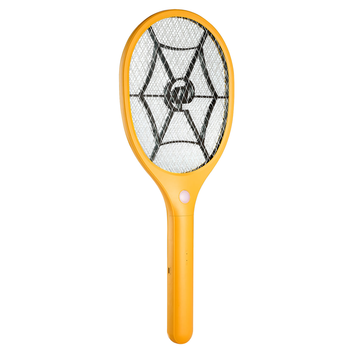 Electric Fly Swatter with 3 Layers Mesh and 500mAh Battery Yellow & Black